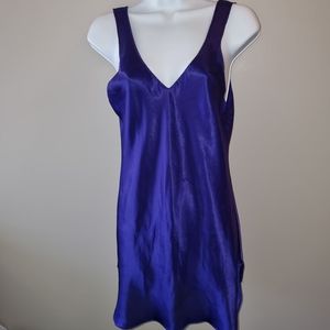 Val Mode Purple Silky Nightie